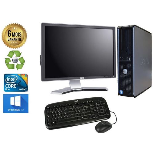 Unit Centrale  Dell Optiplex  780 SFF Core2Duo 2,93Ghz RAM 6GO HDD 250 GO Ecran 21
