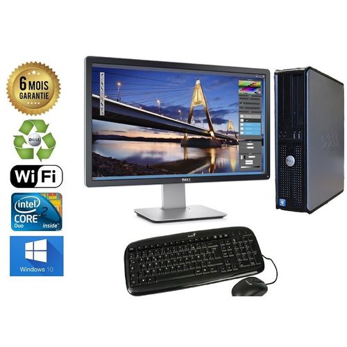 Unit Centrale  Dell Optiplex  780 SFF Core2Duo 2,93Ghz RAM 8GO HDD 250 GO Ecran 24