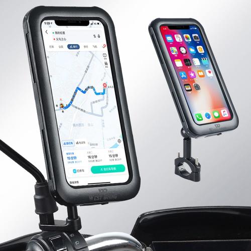 Universal Aluminium Alloy Bicycle Phone Holder E-Bike Guidon Mount Anti-Slip Moblie Cell Phone Clip, Ebike