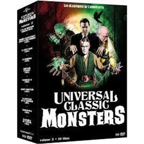 Universal Classic Monsters - Volume 3 : Les Classiques De L'pouvante - Coffret 10 Dvd de Erle C. Kenton
