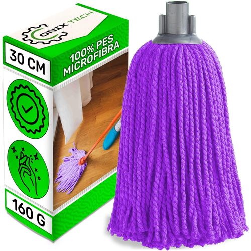 Universelle Violet Tte De Serpillere Microfibre A Une Longueur De 30 Cm 160 G - Onix Tech.[G295]