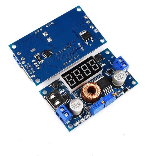 Upgrade1 - Appareil Combinant Voltmtre Et Ampremtre, Combinaison 2 En 1, Xl4015, Alimentation lectrique Rglable, Cc/Cv, Afficheur Led, Module De Charge Abaisseur, Courant Et Voltage Constants, 5a,