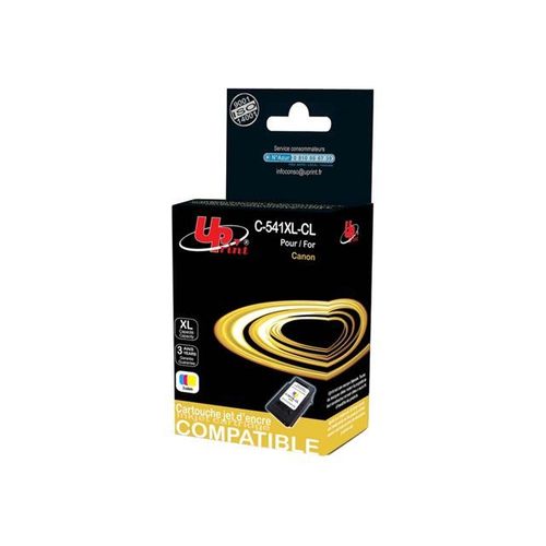Uprint C-541xl - 18 Ml - Taille Xl - Couleur (Cyan, Magenta, Jaune) - Remanufactur - Cartouche D'encre (quivalent  : Canon Cl-541xl ) - Pour Canon Pixma Mg3150, Mg3510, Mg3550, Mg3650, Mg4250...