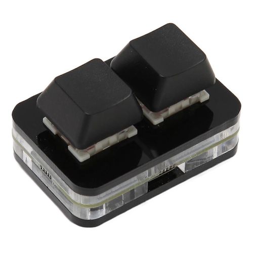 USB 2 Cl Mini Clavier Personnalis RVB LED Rtroclairage Macro Programmation Clavier pour Windows pour OS X pour Linux Noir