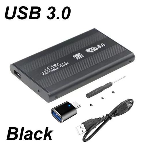 USB 3.0/2.0 2.5 pouces botier de disque dur HDD botier externe botier en aluminium Caddy 2.5 