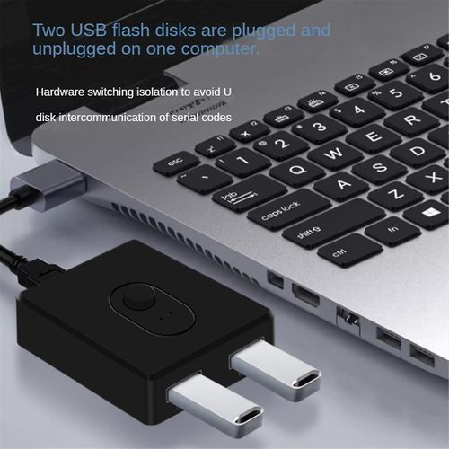 USB 3.0 KVM Commutateur 1X2/2X1 Commutateur Switcher USB Splitter Contrleur Partag pour Ordinateur Portable Imprimante Clavier Souris, D