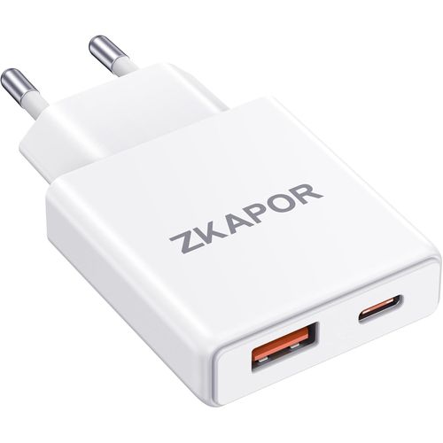 Usb C Charger, 20w Fast Mains Plug 2 Port Usb A Type C Ac Adapter For Iphone 16/16 Pro/16 Pro Max/16 Plus /15/14/13/12/11/Se, Samsung Galaxy S24 S23, Huawei, Pad Pro/Air, Pixel