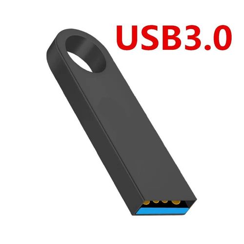 USB3.0 Lecteurs Flash 128gb Haute Vitesse En Mtal tanche Noir Stylo Lecteur 64gb Memory Stick USB Mmoires De Stockage pour PC-64 GO-Noir