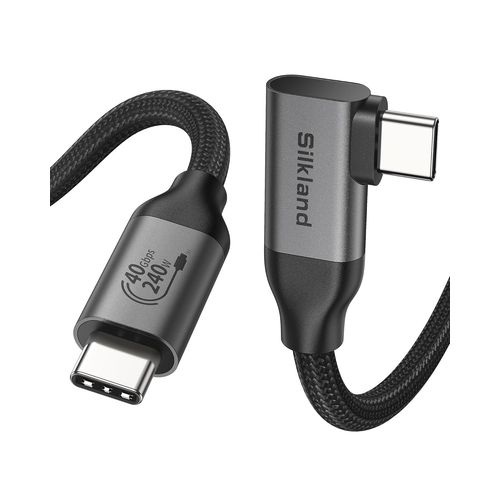 Usb4 Avec Cble Thunderbolt 4 2M, 40Gbps Donnes, 8K@60Hz Hdr Video, Pd3.1 240W 48V/5A Charge Rapide, Cble Usb C Coud Pour Iphone 16/15, Pssd, Dock, Android Auto, Macbook, Ipad[L870]