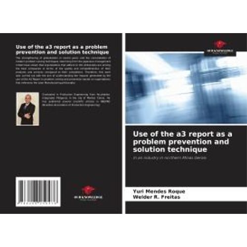 Use Of The A3 Report As A Problem Prevention And Solution Technique    Format Broch 