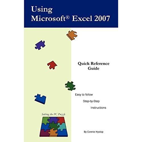 Using Microsoft Excel 2007    Format Broch 