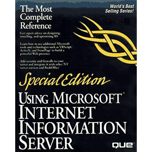 Using Microsoft Internet Information Server 4 (Special Edition Using)   de Nelson Howell  Format Broch 