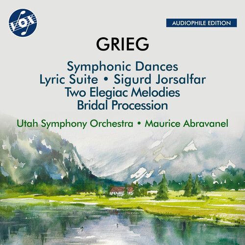Utah Symphony Orchestra - Grieg: Symphonic Dances, Op. 64; Bridal Procession Passes By, Op. 19; Sigurd Jorsalfar, Op. 56; Two Elegiac Melodies For String Orchestra, Op. 34; Lyric Suite, Op. 54 [Compact Discs] - 