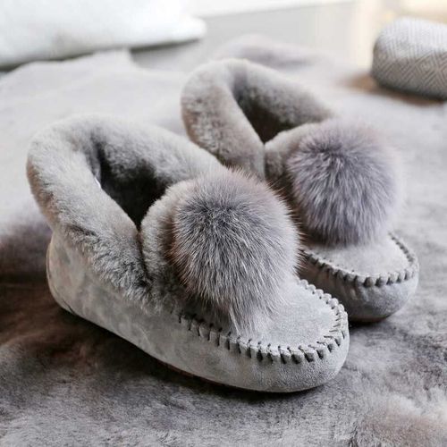 Uuto Qv-Mocassins En Cuir Group Pour Femme,Chaussures Plates Classiques,Fourrure Group,Mode Hiver,2023 - 39