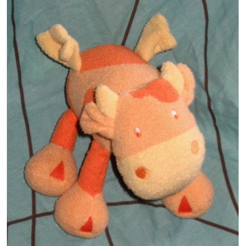 Vache Doudou Orange Et Jaune Vertbaudet