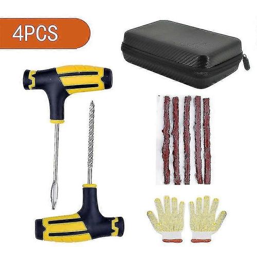 Vacuum Tyre Patching Tool Set Moto Et Rparation De Voiture lectrique Kit De Patching De Voiture Patching Tool-Size: 4pcs