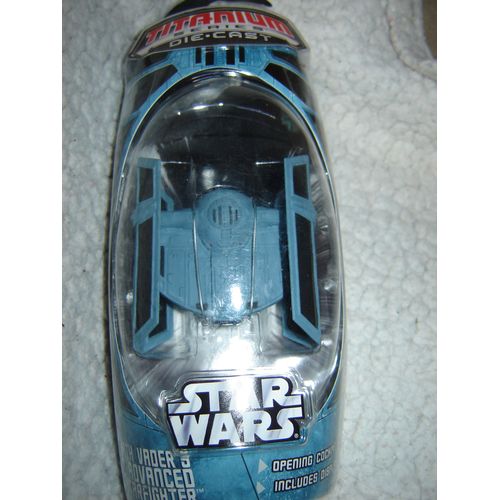 Vaisseau Star Wars Titanium Die Cast Srie 2006 : Darth Vader's Tie Advanced X1 Starfighter