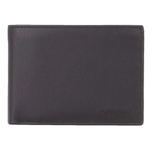 Valentino Porte-Monnaie Noir En Cuir Pour Homme - Mandrin Wallet Nero 298115