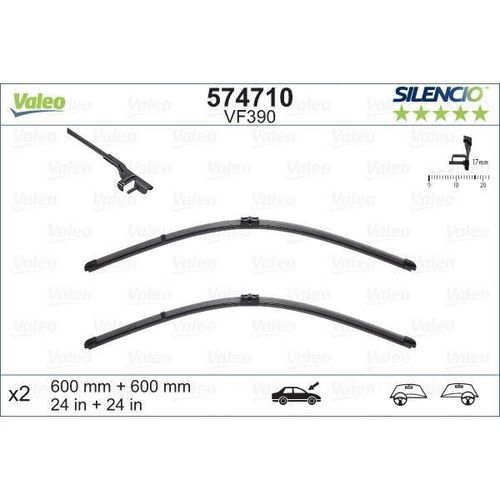 Valeo Balais Vf390 X2 574710