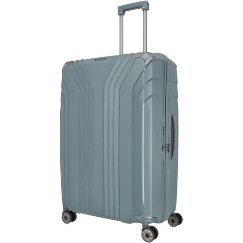 Valise 4 Roues  Coque Dure,Grande,Doublure Intrieure Recycle,Elvaa,Trolley Avec Coins De Protection + Serrure Tsa,76 Cm,102 Litres.[S99]