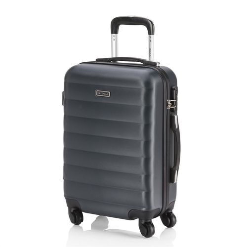 Valise Cabine Rigide Petite 4 Roues Trolley 55 Cm En Abs Textur. Bagage  Main. Extensible Rsistant Lgre. Poigne 2 Anses Et Cadenas. Low Cost Ryanair. 71250