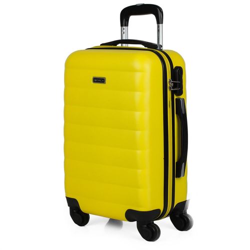 Valise Cabine Rigide Petite 4 Roues Trolley 55 Cm En Abs Textur. Bagage  Main. Extensible Rsistant Lgre. Poigne 2 Anses Et Cadenas. Low Cost Ryanair. 71250