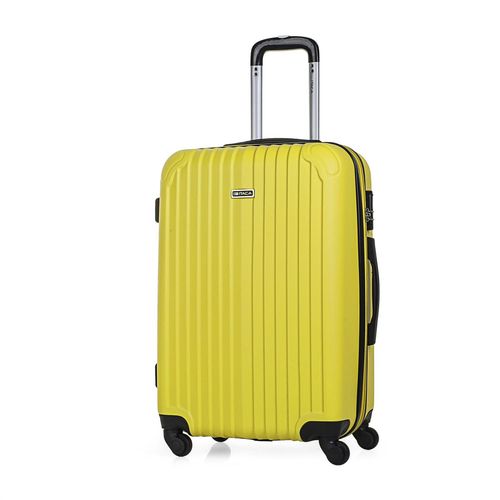 Valise Trolley 66 Cm En Abs. Rigide Et Lgre. Poigne Tlescopique, 2 Anses Rtractables, 4 Roues. Taille Moyenne. Cadenas  Combinaison T71560
