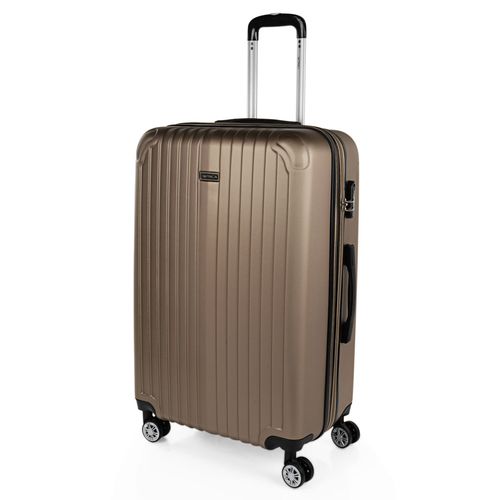 Valise Trolley 76 Cms En Abs. Rigide Et Lgre. Poigne Tlescopique, 2 Anses Rtractables, 4 Roues. Taille Grande Xl. Cadenas  Combinaison T71570