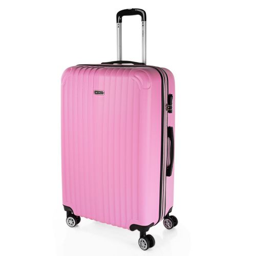 Valise Trolley 76 Cms En Abs. Rigide Et Lgre. Poigne Tlescopique, 2 Anses Rtractables, 4 Roues. Taille Grande Xl. Cadenas  Combinaison T71570