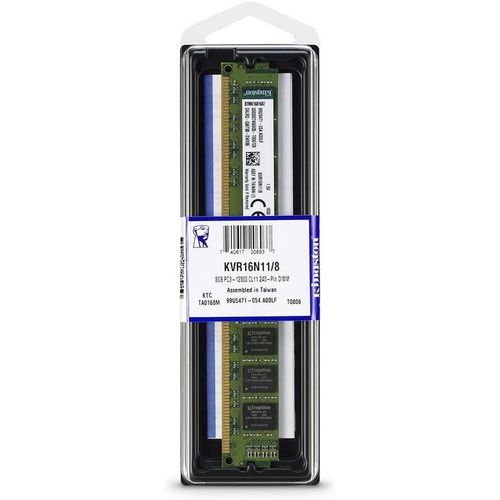 ValueRAM 8GB 1600MHz DDR3 Non-ECC CL11 DIMM 1.5V KVR16N11/8 Mmoire de bureau.[G246]