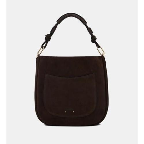 Vanessa Bruno - Sac Hobo Cuir Sud - Marron