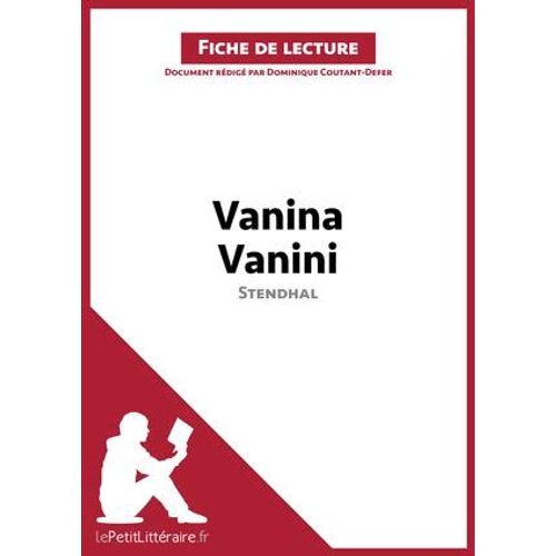 Vanina Vanini De Stendhal (Fiche De Lecture)  