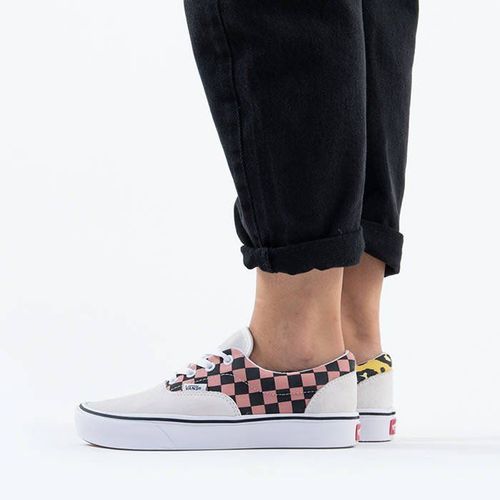 Vans Comfycush Era Vn0a3wm91pc - Couleur Crme / Noir / Jaune / Rose - 38 1/2