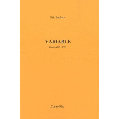 Variable - (Sections 069-099)    Format Broch 