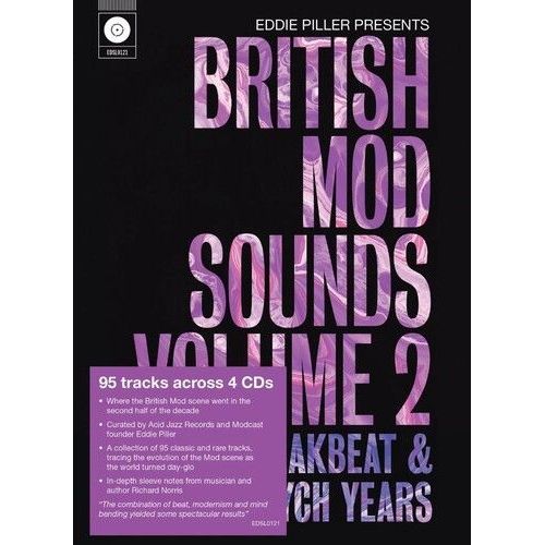 Various Artists - Eddie Piller Presents British Mod Sounds Of The 1960s Volume 2: The Freakbeat & Psych Years / Various - 4cd Boxset [Compact Discs] Boxed Set, Uk - Import - Various Artists