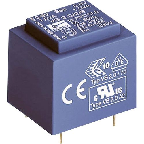 Vb 2,0/1/12 Transformateur Pour Circuits Imprims 1 X 230 V 1 X 12 V/Ac 2 Va 166 Ma