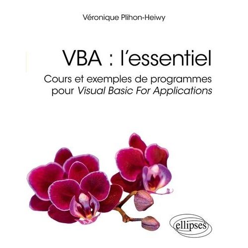 Vba : L?Essentiel - Cours Et Exemples De Programmes Pour Visual Basic For Applications   de Plihon-Heiwy Vronique  Format Beau livre 