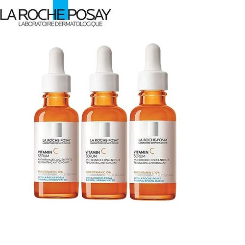 Vc10 3pcs - Srum Anti-ge  La Vitamine C10, B5 Rtinol V1.Pure, Anti-ge, Lignes Fines, Blanchissant Et claircissant, Essence Qualifie Ale, La Roche Posay Hyalu