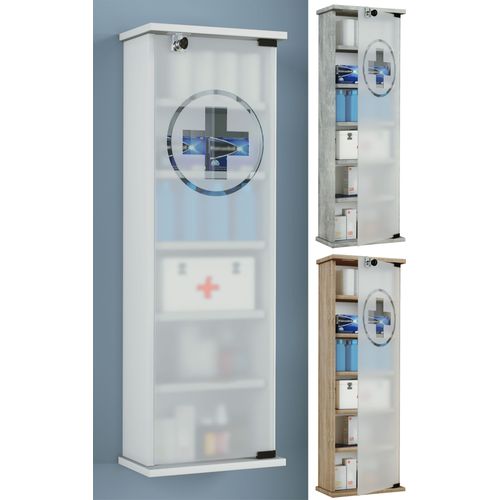 VCM Armoire à pharmacie Armoire murale verrouillable Omal XL Armoire à