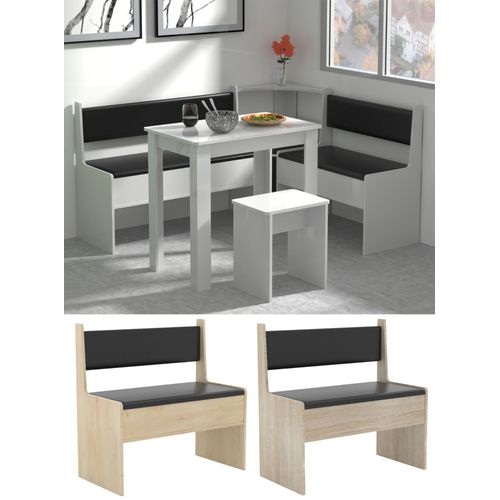 Vcm Groupe De Banques Psychographiques Groupe De Sièges Groupe De Sièges Banques Table Hocker Esal Maxi (anthrazithong Eiche) Matériau Bois