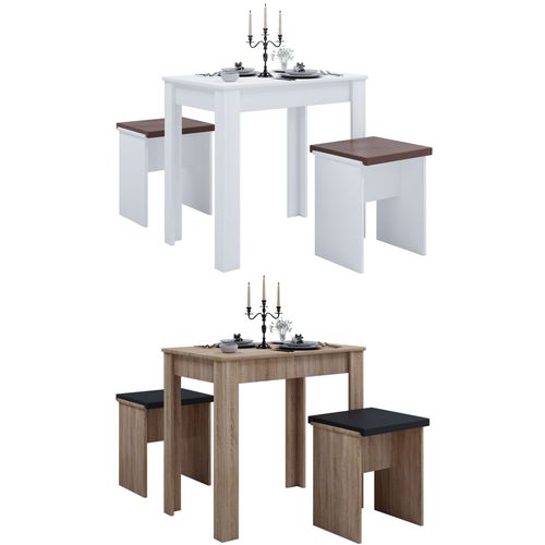 Vcm Bois Salle  Manger Banc Table De Cuisine Set De Table Bancs Esal L Bois Salle  Manger Banc Table De Cuisine Set De Table Bancs Esal L