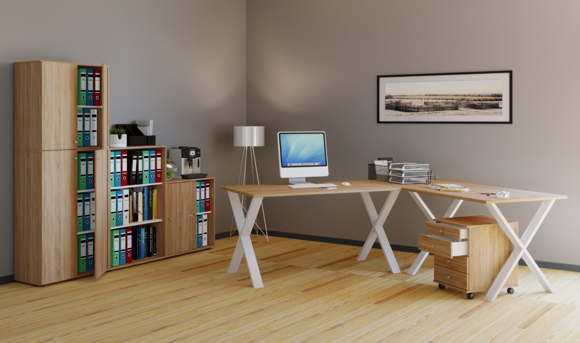 Vcm Bureau D'angle Bureau Informatique Table D'angle Lona 50 X Blanc Bureau D'angle Bureau Informatique Table D'angle Lona 50 X Blanc
