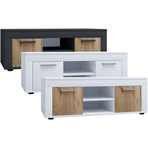 Vcm Meuble Tv En Bois Lowboard Meuble Tv Table Console Table Tv Largeur 102 Cm Usilo L