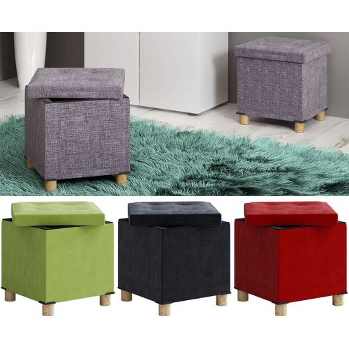 Vcm Tissu Coffre De Sige Banc Coffre Bote De Rangement Cube Sizos M Tissu Coffre De Sige Banc Coffre Bote De Rangement Cube Sizos M