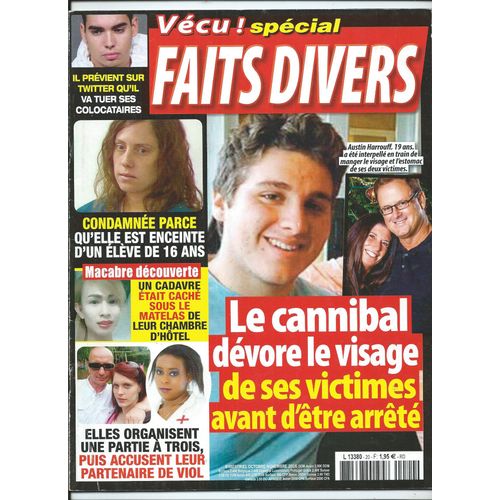 Vcu ! Spcial Faits Divers 01/10/2016 Austin Harrouff, Zachary Penton, James Eagan Holmes, Geoffrey Ord, Michel Ambras, Roberto Succo, Sarah Williams, Reginald Griffin, Lizzi Marriott 20