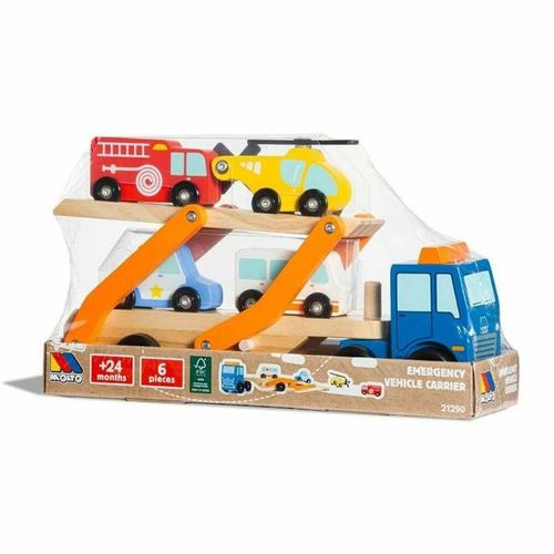 Vhicule D Intervention D Urgences En Bois Molto Avec Rampe Mobile Et Fabriqu En Bois Provenant De Forts Durables Avec Des Voitures Compatibles Avec Les Autres Produits Molto