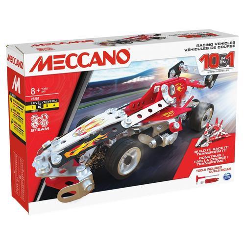 Meccano Vehicules De Course - 10 Modeles Meccano