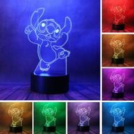Lampe Stitch - Veilleuse enfant - Lampe enfant - Stitch - Lampe 3D Lampe de  table LED