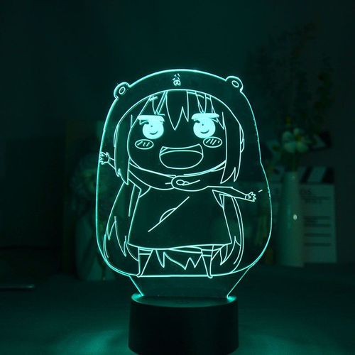 Veilleuse Led En 3d  L'effigie De Himouto Umaru-Chan, Luminaire Dcoratif D'intrieur, Idal Comme Cadeau D'anniversaire