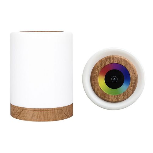 Veilleuse Led Intelligente,Lampe De Table Portable  Commande Tactile,Aste Par Usb,Rvb,Dcoration De Chambre Pour Enfants,Camping - Type Ewl01-White